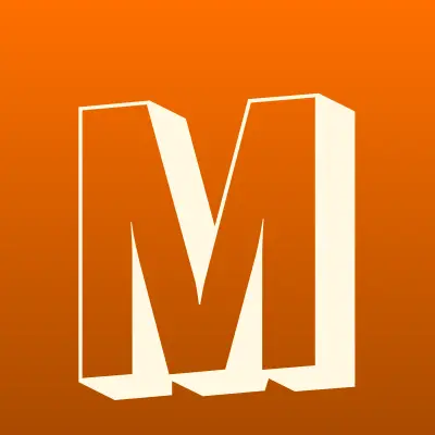 Магнит Семейный, сеть гипермаркетов, лого-визитка