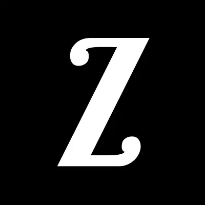 Zara, магазин одежды, лого-визитка